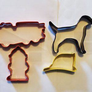 Firehouse themed cookie cutters (4)
